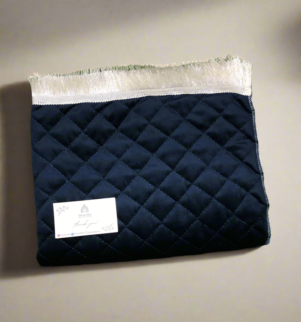 Customise Prayer Mat - Navy Blue