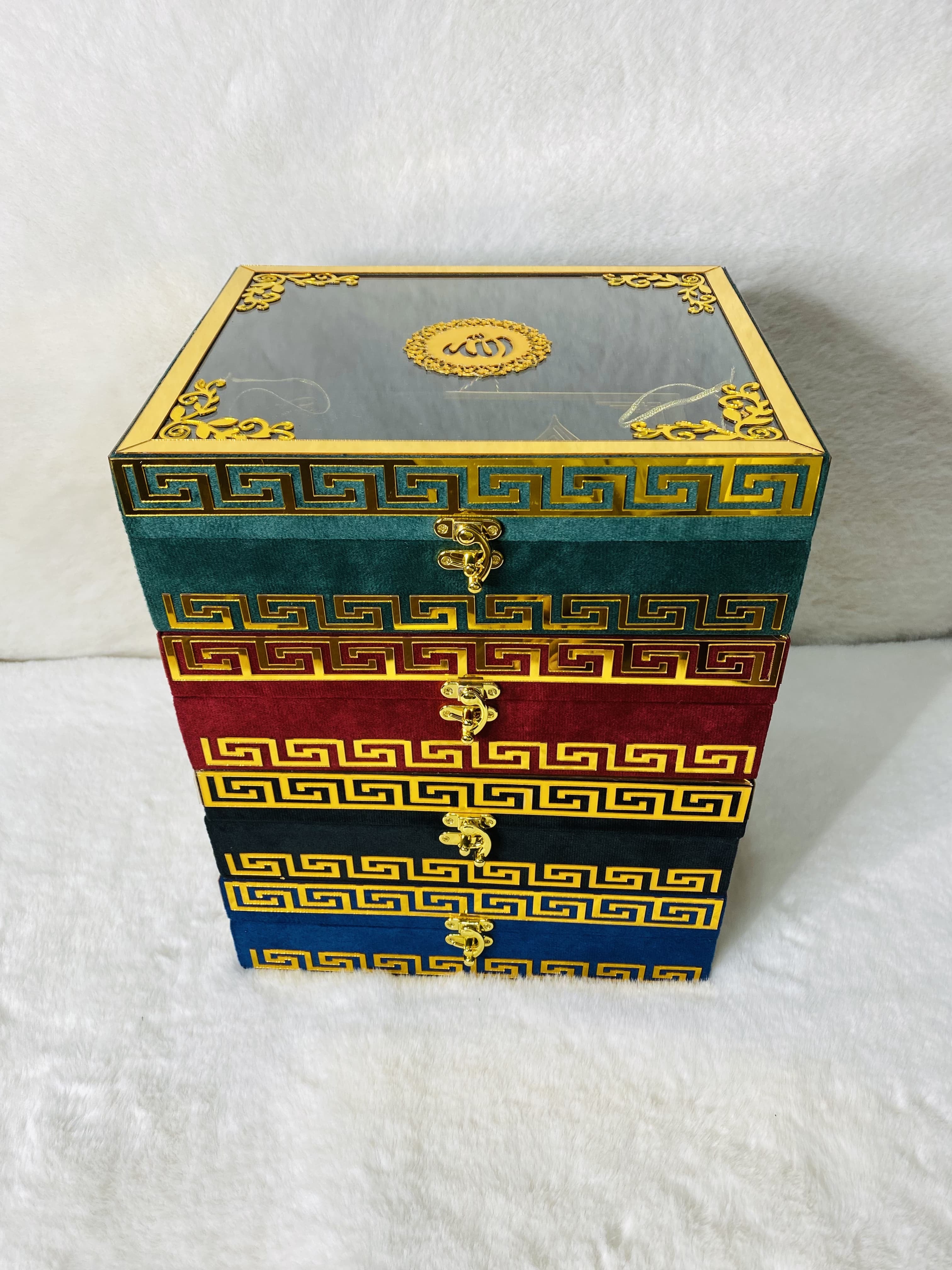 Bridal Quran set Acrylic - Maroon