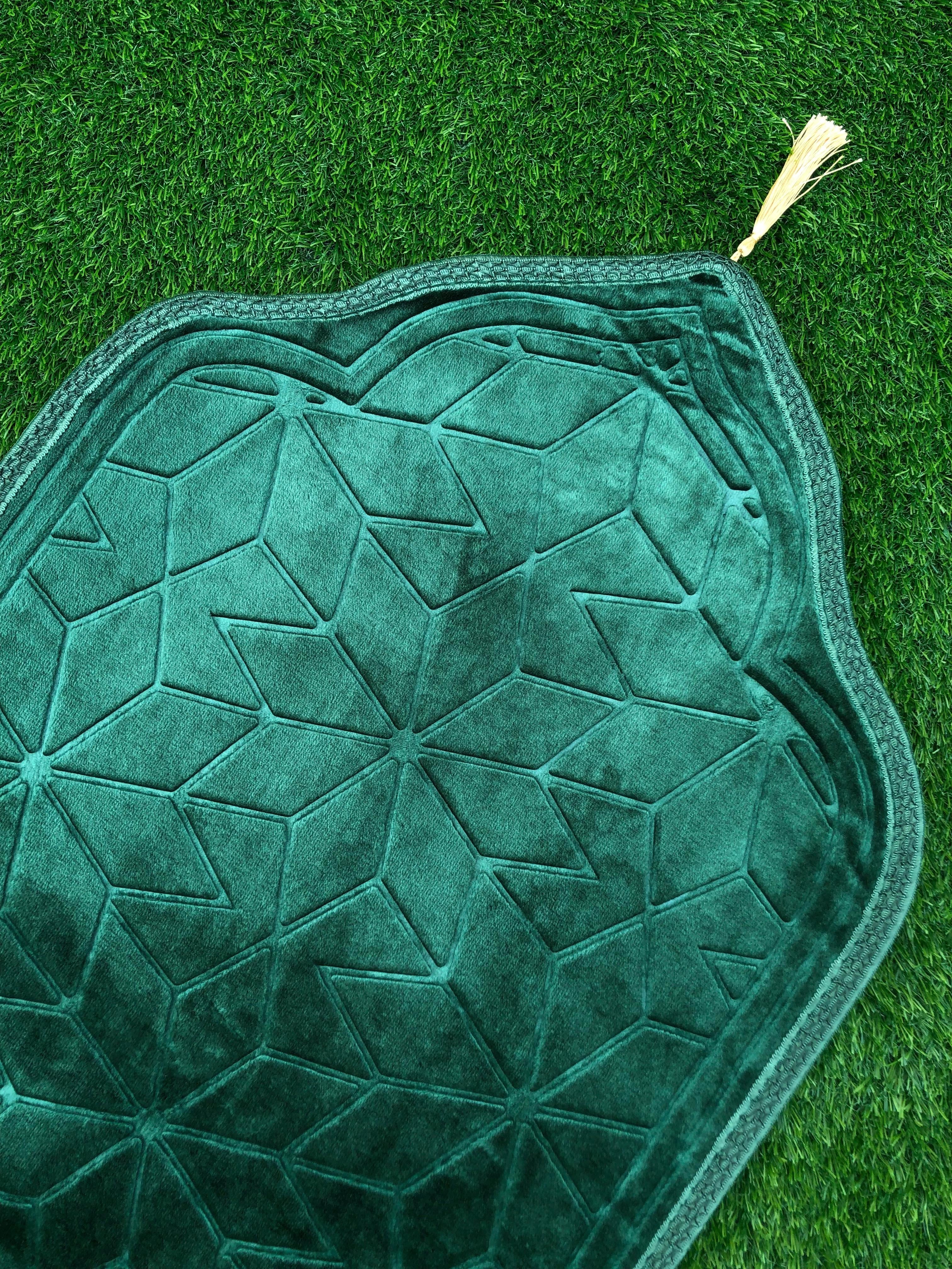 Kids Padded-Prayer-Matt - Bottle Green