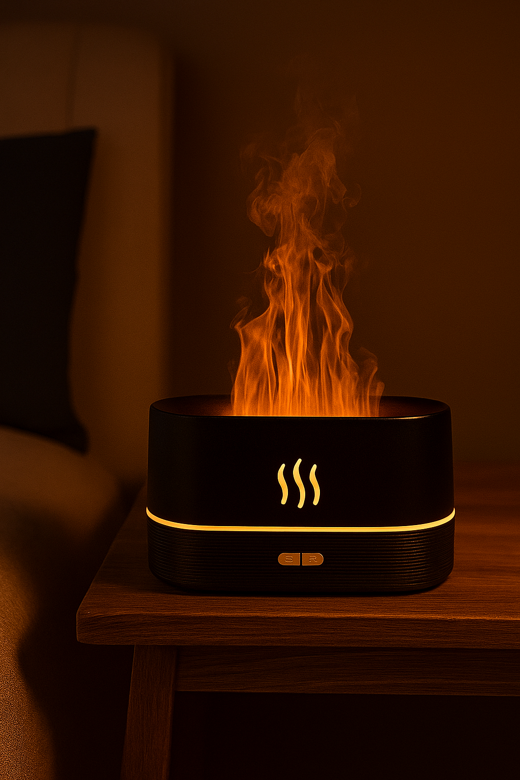 Flame aroma diffuser