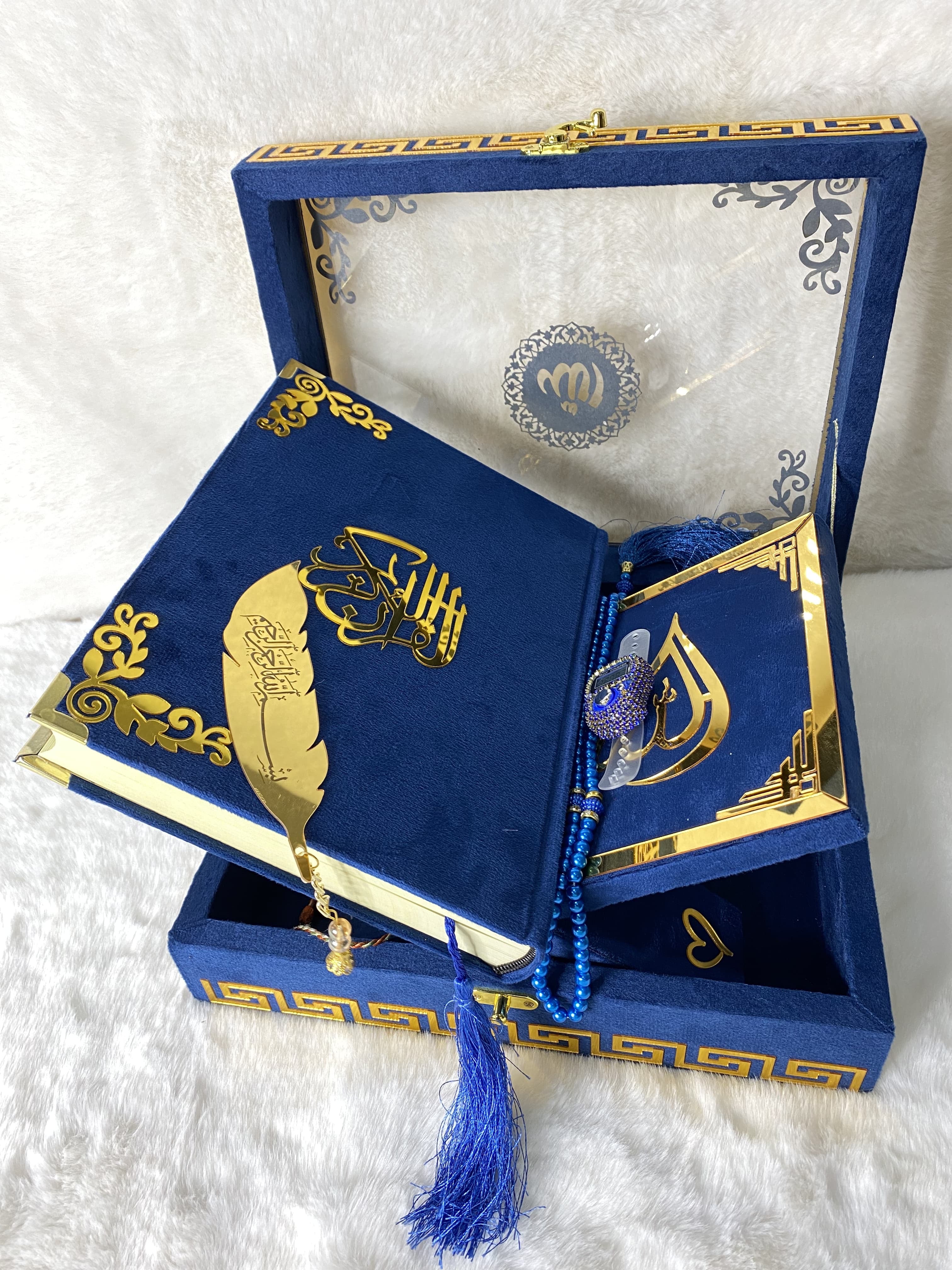 Bridal Quran set Acrylic - Blue