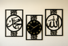 3D Wooden Wall Clock