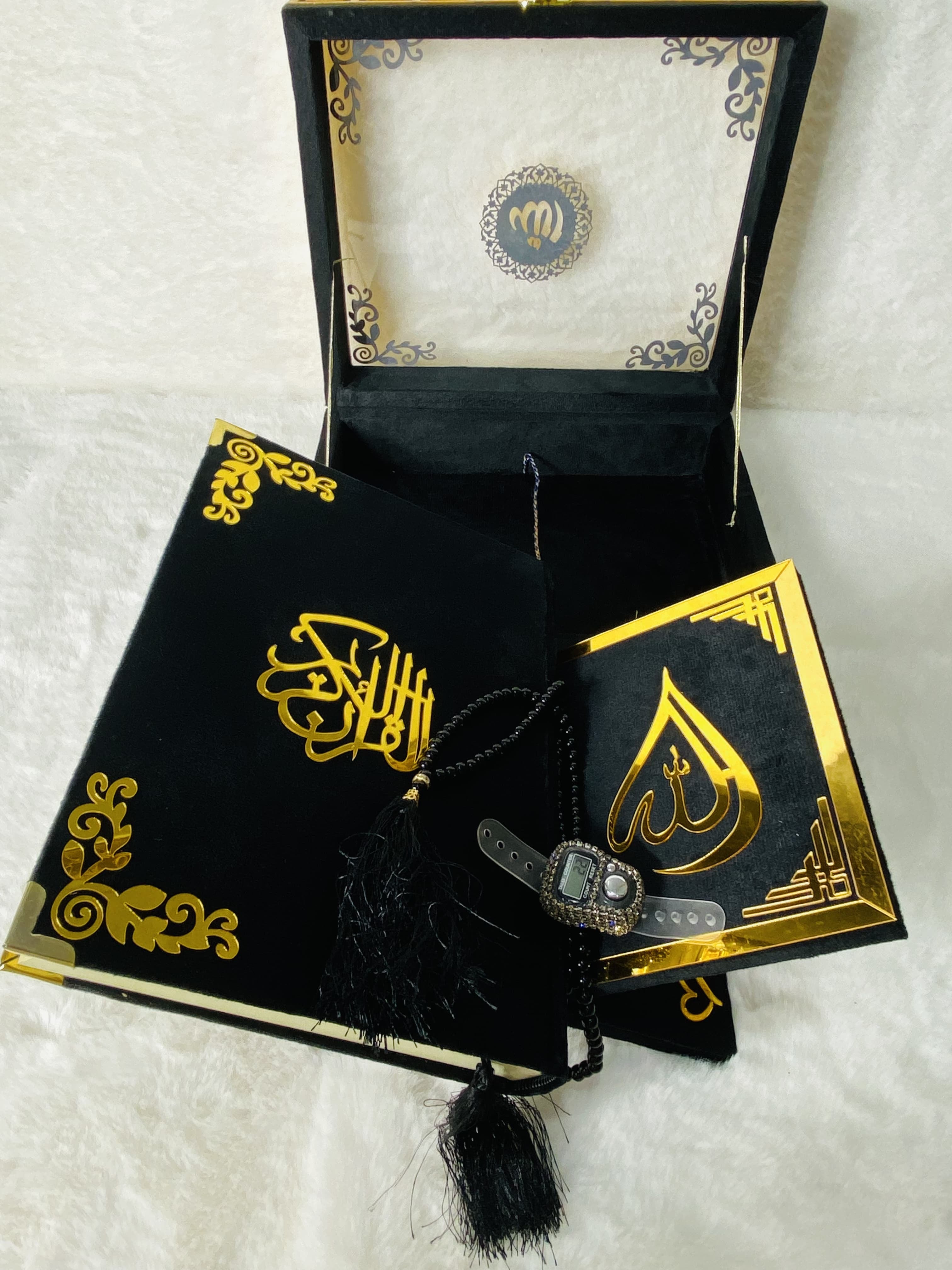 Bridal Quran set Acrylic - Black