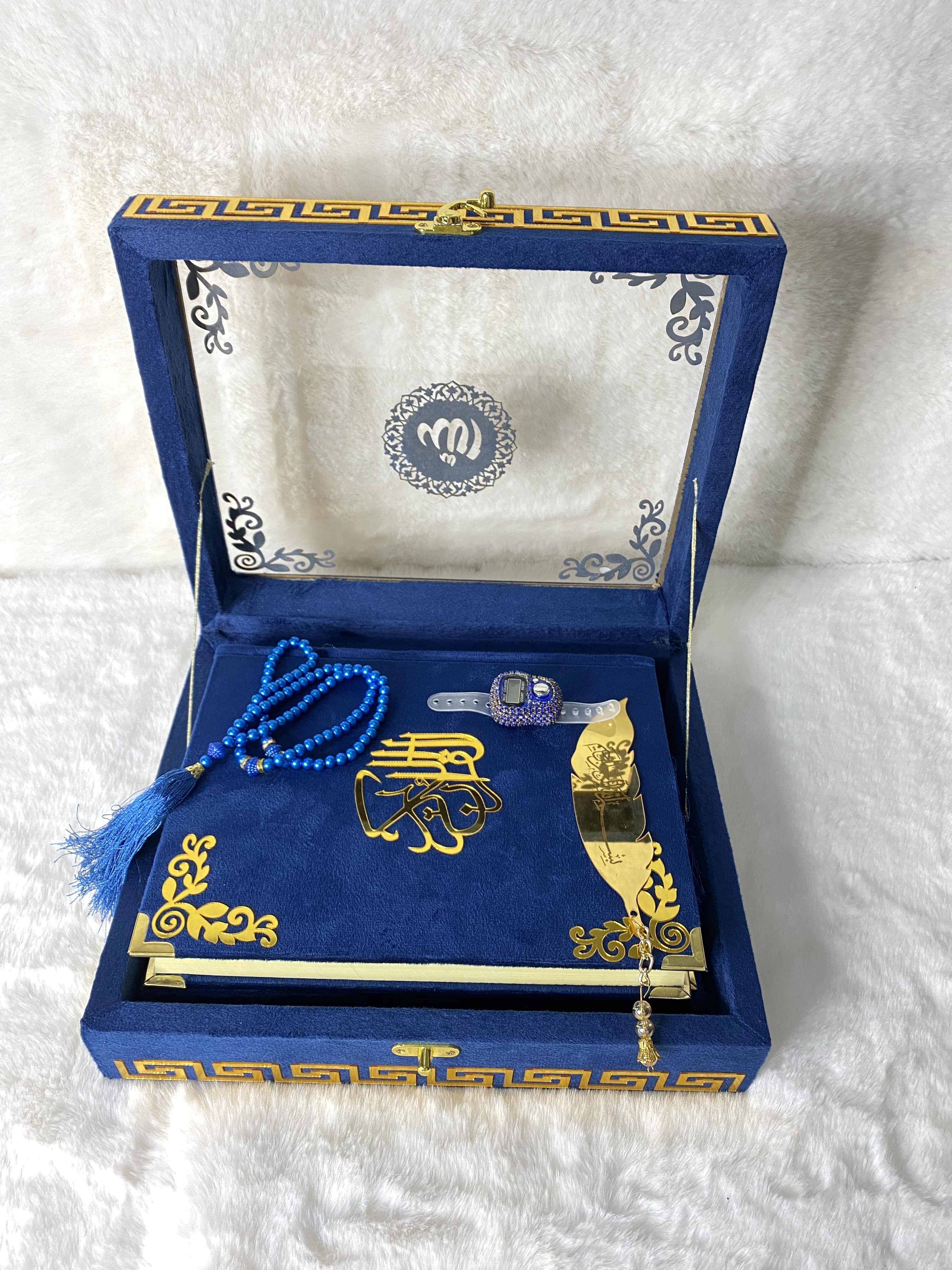 Bridal Quran set Acrylic - Blue